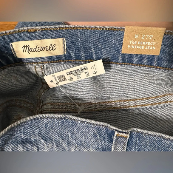 Madewell The Perfect Vintage Jean Size 27 Tall - Picture 8 of 11